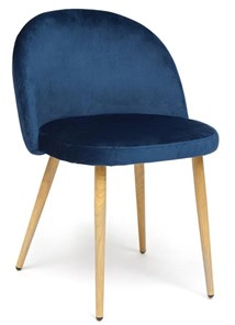 Обеденный стул MELODY (mod. 4997) 52х49х78 темно-синий/натуральное дерево в Рязани