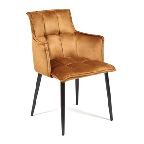 Кухонный стул SASKIA (mod. 8283) 55х61х85 коричневый (G-062-61)/черный в Рязани