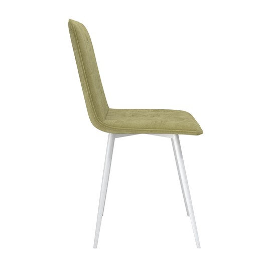Обеденный стул Тахо, велюр тенерифе нефрит/Цвет металл белый в Рязани - изображение 2