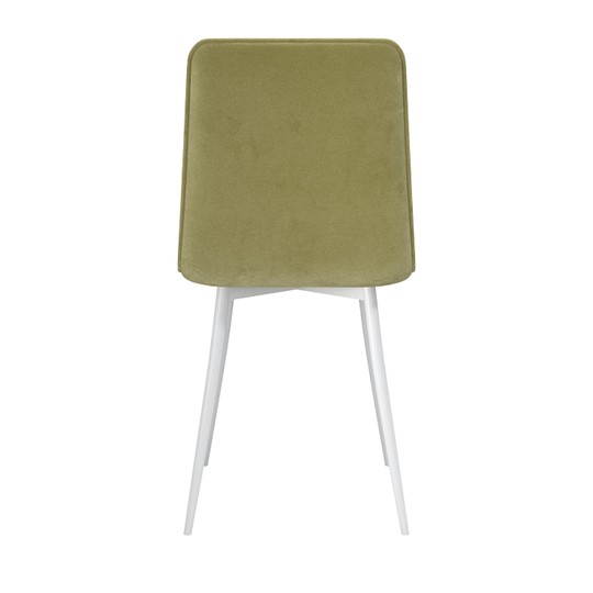 Обеденный стул Тахо, велюр тенерифе нефрит/Цвет металл белый в Рязани - изображение 3