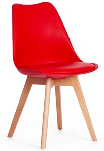 Обеденный стул TULIP (mod. 73) 48,5х52,5х83 красный арт.14208 в Рязани