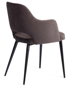 Обеденный стул VALKYRIA 2 (mod. 718) 55х55х80 темно-серый barkhat 14/черный арт.19925 в Рязани - предосмотр 2