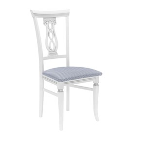 Обеденный стул Leset Юта (Белый 9003 + патина серебро) в Рязани