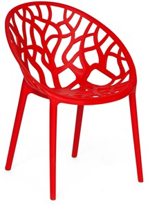 Кухонное кресло BUSH (mod.017) пластик 60*58,5*80 красный, арт.11726 в Рязани
