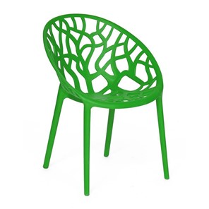 Обеденное кресло BUSH (mod.017) пластик 60*58,5*80 зеленый, арт.12653 в Рязани