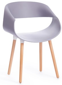 Кухонный стул QXX (mod. C1058) 54х56х78 серый 024 /натуральный арт.15194 в Рязани