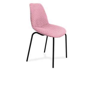 Обеденный стул SHT-ST29-С22 / SHT-S130 HD (розовый зефир/черный муар) в Рязани