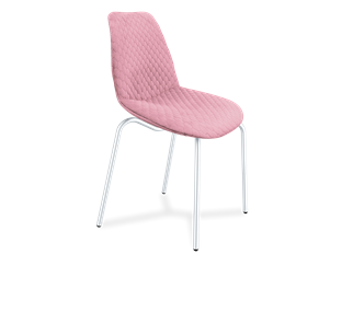 Обеденный стул SHT-ST29-С22 / SHT-S130 HD (розовый зефир/хром лак) в Рязани