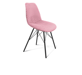 Обеденный стул SHT-ST29-С22 / SHT-S37 (розовый зефир/черный муар) в Рязани
