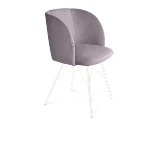Обеденный стул SHT-ST33 / SHT-S37 (сиреневая орхидея/белый муар) в Рязани
