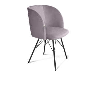 Обеденный стул SHT-ST33 / SHT-S37 (сиреневая орхидея/черный муар) в Рязани