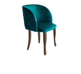 Обеденный стул SHT-ST33-1 / SHT-S122 (альпийский бирюзовый/темный орех/черный муар) в Рязани