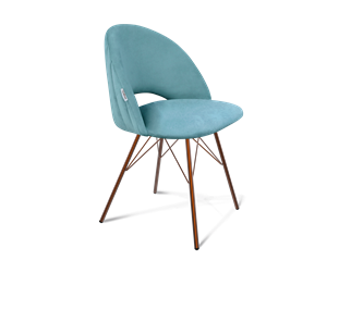 Обеденный стул SHT-ST34-1 / SHT-S37 (голубая пастель/медный металлик) в Рязани