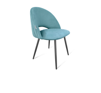 Обеденный стул SHT-ST34-1 / SHT-S95-1 (голубая пастель/черный муар) в Рязани