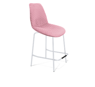 Полубарный стул SHT-ST29-С22 / SHT-S29P-1 (розовый зефир/хром лак) в Рязани