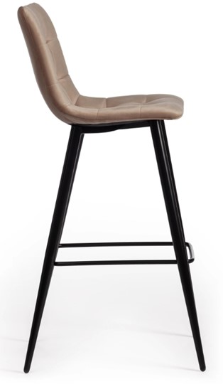 Барный стул CHILLY (mod.7095б) 50х44х104 бежевый barkhat 5/черный арт.19637 в Рязани - изображение 1