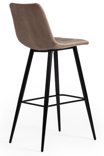 Барный стул CHILLY (mod.7095б) 50х44х104 бежевый barkhat 5/черный арт.19637 в Рязани - изображение 2