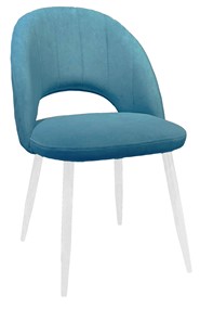 Кухонный стул 217 V16 голубой/белый в Рязани