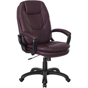 Кресло офисное Brabix Premium Trend EX-568 (экокожа, коричневое) 532101 в Рязани
