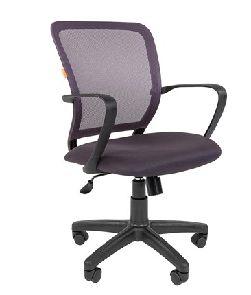 Кресло CHAIRMAN 698 black TW, ткань, цвет серый в Рязани - изображение
