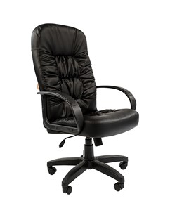 Офисное кресло CHAIRMAN 416, экокожа, цвет черный в Рязани
