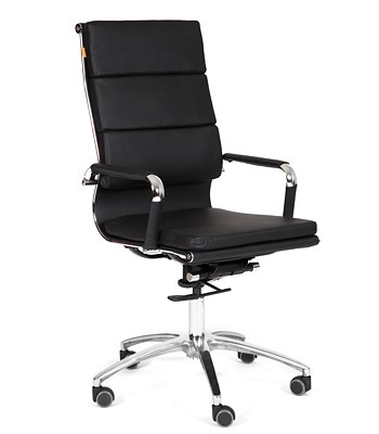 Компьютерное кресло CHAIRMAN 750 экокожа черная в Рязани - изображение