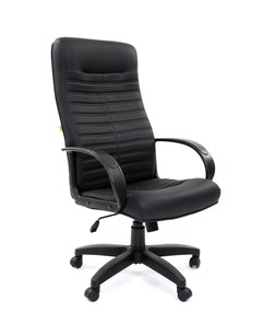 Кресло CHAIRMAN 480 LT, экокожа, цвет черный в Рязани