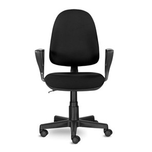 Офисное кресло Brabix Prestige Ergo MG-311 (регулируемая эргономичная спинка, ткань, черное) 531872 в Рязани