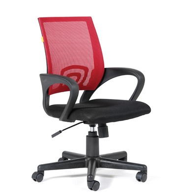 Кресло CHAIRMAN 696 black Сетчатый акрил DW69 красный в Рязани - изображение