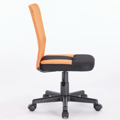 Офисное кресло Brabix Smart MG-313 (без подлокотников, комбинированное, черное/оранжевое) 531844 в Рязани - изображение 2