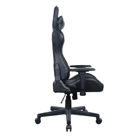 Компьютерное кресло Brabix GT Carbon GM-115 (две подушки, экокожа, черное) 531932 в Рязани - изображение 1