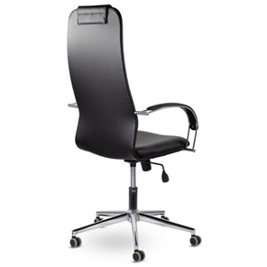 Компьютерное кресло Brabix Premium Pilot EX-610 CH (хром, кожзам, черное) 532418 в Рязани - предосмотр 3