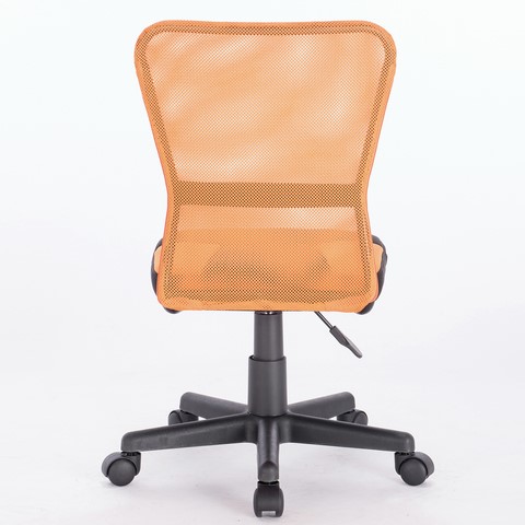 Офисное кресло Brabix Smart MG-313 (без подлокотников, комбинированное, черное/оранжевое) 531844 в Рязани - изображение 4
