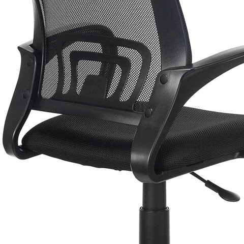 Компьютерное кресло Brabix Fly MG-396 (с подлокотниками, сетка, черное) 532083 в Рязани - изображение 5