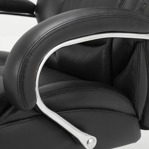 Кресло Brabix Premium Pride HD-100 (натуральная кожа, черное) 531940 в Рязани - изображение 6
