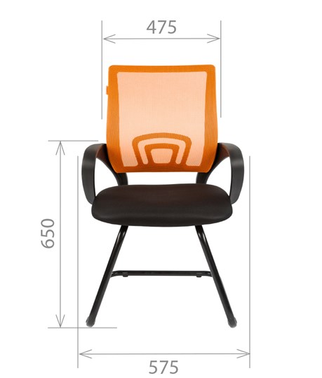 Кресло CHAIRMAN 696V, цвет оранжевый в Рязани - изображение 1