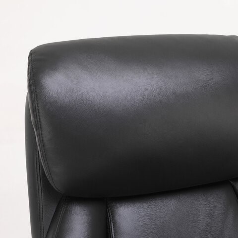 Кресло Brabix Premium Pride HD-100 (натуральная кожа, черное) 531940 в Рязани - изображение 4