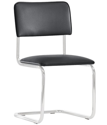 Офисный стул Sylwia chrome P100, кож/зам V4 в Рязани - изображение