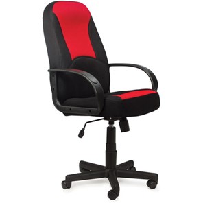 Компьютерное кресло BRABIX "City EX-512", ткань черная/красная, TW, 531408 в Рязани
