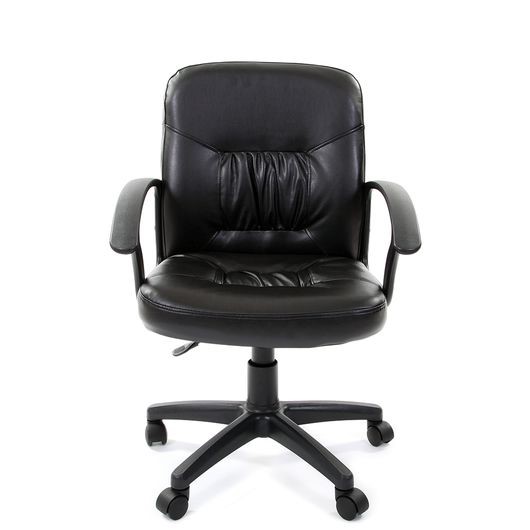 Кресло офисное CHAIRMAN 651 ЭКО черное в Рязани - изображение 1