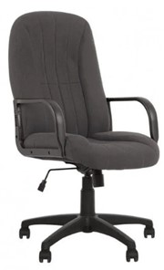 Кресло для офиса CLASSIC (PL64) ткань CAGLIARI серый С38 в Рязани