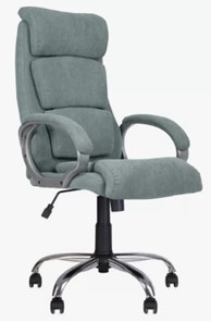 Кресло для офиса DELTA (CHR68) ткань SORO 34 в Рязани
