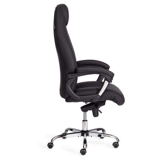 Кресло компьютерное BOSS Lux, кож/зам, черный, арт.21151 в Рязани - изображение 1