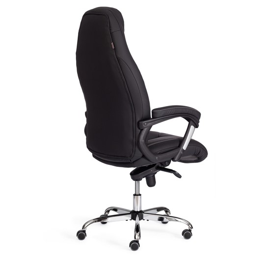 Кресло компьютерное BOSS Lux, кож/зам, черный, арт.21151 в Рязани - изображение 3