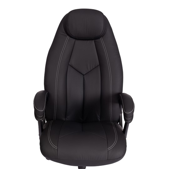 Кресло компьютерное BOSS Lux, кож/зам, черный, арт.21151 в Рязани - изображение 6