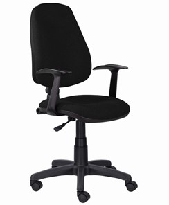 Кресло офисное Brabix Comfort MG-321, регулируемая эргономичная спинка, ткань, черное в Рязани