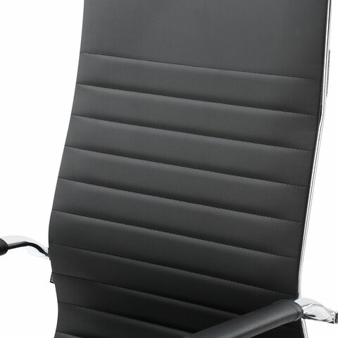 Кресло BRABIX "Energy EX-509", экокожа, хром, черное, 530862 в Рязани - изображение 7