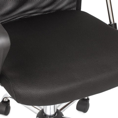 Кресло BRABIX "Flash MG-302", с подлокотниками, хром, черное, 530867 в Рязани - изображение 12