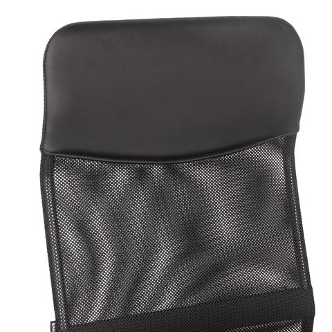 Кресло BRABIX "Flash MG-302", с подлокотниками, хром, черное, 530867 в Рязани - изображение 7