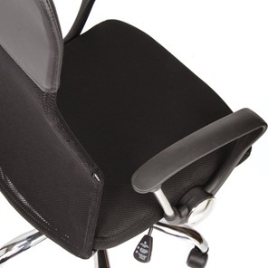 Кресло BRABIX "Flash MG-302", с подлокотниками, хром, черное, 530867 в Рязани - предосмотр 9